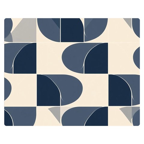 A Minimalist Pattern With Simple Lines And Shapes, Creating A Clean And Modern Aesthetic 04 Premium Plush Fleece Blanket (Medium) from ArtsNow.com 60 x50  Blanket Front