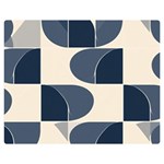 A Minimalist Pattern With Simple Lines And Shapes, Creating A Clean And Modern Aesthetic 04 Premium Plush Fleece Blanket (Medium)