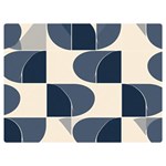 A Minimalist Pattern With Simple Lines And Shapes, Creating A Clean And Modern Aesthetic 04 Premium Plush Fleece Blanket (Extra Small)