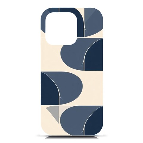 A Minimalist Pattern With Simple Lines And Shapes, Creating A Clean And Modern Aesthetic 04 iPhone 16 Pro Black UV Print PC Hardshell Case from ArtsNow.com Front