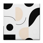 A Minimalist Pattern With Simple Lines And Shapes, Creating A Clean And Modern Aesthetic 05 Tile Coaster