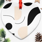 A Minimalist Pattern With Simple Lines And Shapes, Creating A Clean And Modern Aesthetic 05 Ornament (Heart)