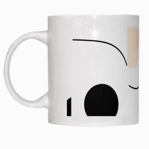 A Minimalist Pattern With Simple Lines And Shapes, Creating A Clean And Modern Aesthetic 05 White Mug from ArtsNow.com Left