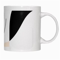 A Minimalist Pattern With Simple Lines And Shapes, Creating A Clean And Modern Aesthetic 05 White Mug from ArtsNow.com Right