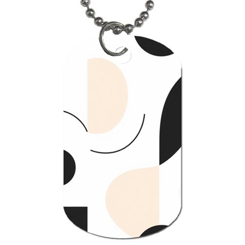 A Minimalist Pattern With Simple Lines And Shapes, Creating A Clean And Modern Aesthetic 05 Dog Tag (One Side) from ArtsNow.com Front