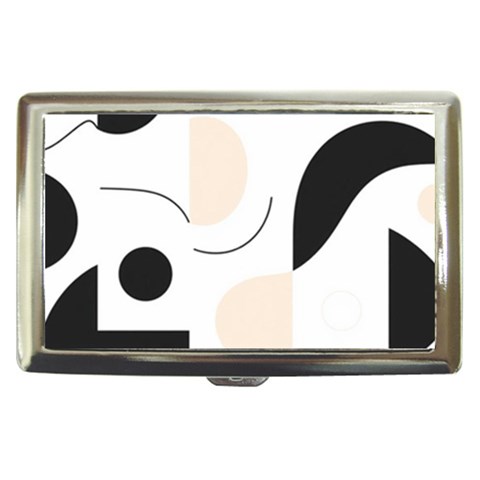 A Minimalist Pattern With Simple Lines And Shapes, Creating A Clean And Modern Aesthetic 05 Cigarette Money Case from ArtsNow.com Front