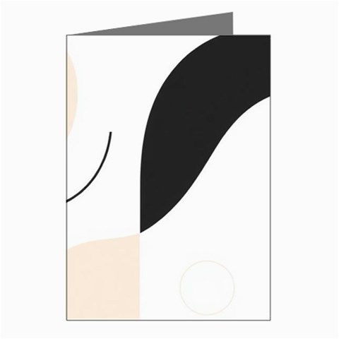 A Minimalist Pattern With Simple Lines And Shapes, Creating A Clean And Modern Aesthetic 05 Greeting Cards (Pkg of 8) from ArtsNow.com Left