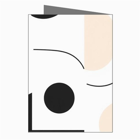 A Minimalist Pattern With Simple Lines And Shapes, Creating A Clean And Modern Aesthetic 05 Greeting Cards (Pkg of 8) from ArtsNow.com Right