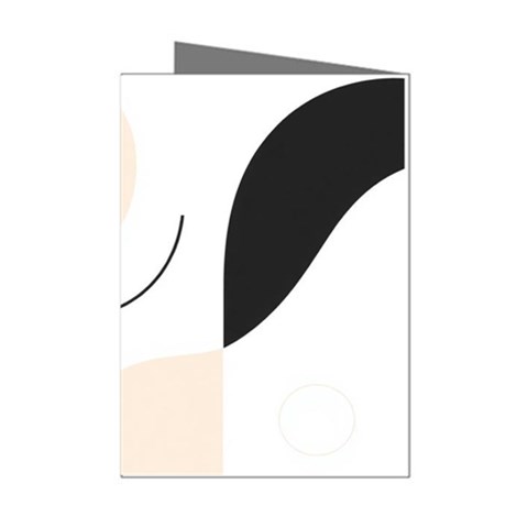 A Minimalist Pattern With Simple Lines And Shapes, Creating A Clean And Modern Aesthetic 05 Mini Greeting Cards (Pkg of 8) from ArtsNow.com Left