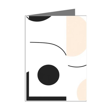 A Minimalist Pattern With Simple Lines And Shapes, Creating A Clean And Modern Aesthetic 05 Mini Greeting Cards (Pkg of 8) from ArtsNow.com Right