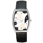 A Minimalist Pattern With Simple Lines And Shapes, Creating A Clean And Modern Aesthetic 05 Barrel Style Metal Watch