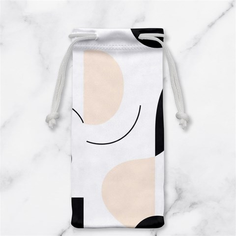 A Minimalist Pattern With Simple Lines And Shapes, Creating A Clean And Modern Aesthetic 05 Jewelry Bag from ArtsNow.com Front