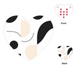 A Minimalist Pattern With Simple Lines And Shapes, Creating A Clean And Modern Aesthetic 05 Playing Cards Single Design (Heart)