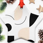 A Minimalist Pattern With Simple Lines And Shapes, Creating A Clean And Modern Aesthetic 05 Star Ornament (Two Sides)