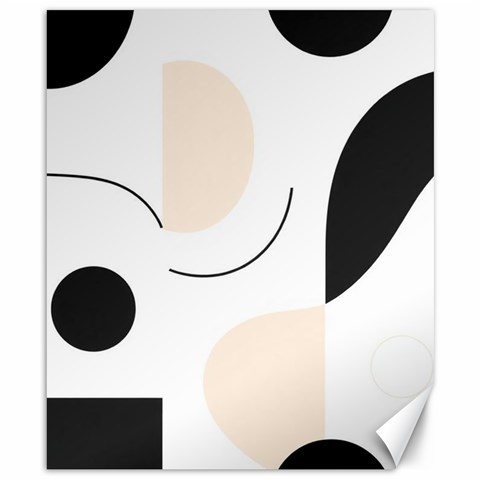 A Minimalist Pattern With Simple Lines And Shapes, Creating A Clean And Modern Aesthetic 05 Canvas 8  x 10  from ArtsNow.com 8.15 x9.66  Canvas - 1