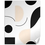 A Minimalist Pattern With Simple Lines And Shapes, Creating A Clean And Modern Aesthetic 05 Canvas 16  x 20 