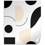 A Minimalist Pattern With Simple Lines And Shapes, Creating A Clean And Modern Aesthetic 05 Canvas 20  x 24 