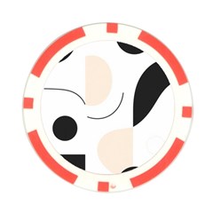 A Minimalist Pattern With Simple Lines And Shapes, Creating A Clean And Modern Aesthetic 05 Poker Chip Card Guard from ArtsNow.com Back