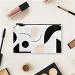 A Minimalist Pattern With Simple Lines And Shapes, Creating A Clean And Modern Aesthetic 05 Cosmetic Bag (Small)