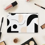 A Minimalist Pattern With Simple Lines And Shapes, Creating A Clean And Modern Aesthetic 05 Cosmetic Bag (Medium)