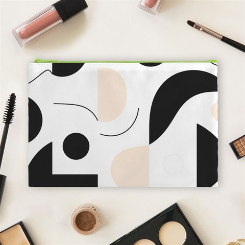 A Minimalist Pattern With Simple Lines And Shapes, Creating A Clean And Modern Aesthetic 05 Cosmetic Bag (Large) from ArtsNow.com Front