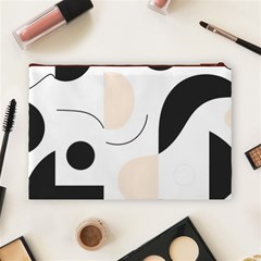 A Minimalist Pattern With Simple Lines And Shapes, Creating A Clean And Modern Aesthetic 05 Cosmetic Bag (Large) from ArtsNow.com Back