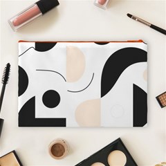 A Minimalist Pattern With Simple Lines And Shapes, Creating A Clean And Modern Aesthetic 05 Cosmetic Bag (Large) from ArtsNow.com Back