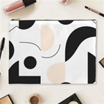 A Minimalist Pattern With Simple Lines And Shapes, Creating A Clean And Modern Aesthetic 05 Cosmetic Bag (XL)