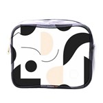 A Minimalist Pattern With Simple Lines And Shapes, Creating A Clean And Modern Aesthetic 05 Mini Toiletries Bag (One Side)