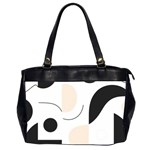 A Minimalist Pattern With Simple Lines And Shapes, Creating A Clean And Modern Aesthetic 05 Oversize Office Handbag (2 Sides)