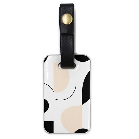 A Minimalist Pattern With Simple Lines And Shapes, Creating A Clean And Modern Aesthetic 05 Luggage Tag (one side) from ArtsNow.com Front