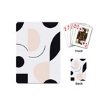 A Minimalist Pattern With Simple Lines And Shapes, Creating A Clean And Modern Aesthetic 05 Playing Cards Single Design (Mini)