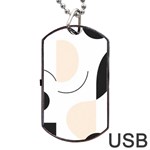 A Minimalist Pattern With Simple Lines And Shapes, Creating A Clean And Modern Aesthetic 05 Dog Tag USB Flash (One Side)