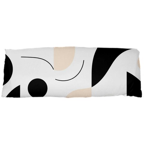 A Minimalist Pattern With Simple Lines And Shapes, Creating A Clean And Modern Aesthetic 05 15 x40  Body Pillow Case Dakimakura (Two Sides) from ArtsNow.com Back