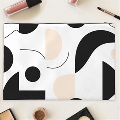 A Minimalist Pattern With Simple Lines And Shapes, Creating A Clean And Modern Aesthetic 05 Cosmetic Bag (XXL) from ArtsNow.com Back