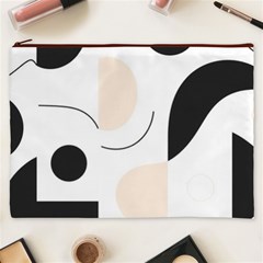 A Minimalist Pattern With Simple Lines And Shapes, Creating A Clean And Modern Aesthetic 05 Cosmetic Bag (XXXL) from ArtsNow.com Front