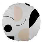 A Minimalist Pattern With Simple Lines And Shapes, Creating A Clean And Modern Aesthetic 05 Large 18  Premium Round Cushions