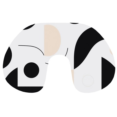 A Minimalist Pattern With Simple Lines And Shapes, Creating A Clean And Modern Aesthetic 05 Travel Neck Pillow from ArtsNow.com Front