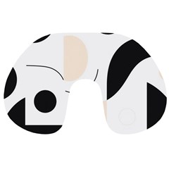 A Minimalist Pattern With Simple Lines And Shapes, Creating A Clean And Modern Aesthetic 05 Travel Neck Pillow from ArtsNow.com Front