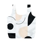 A Minimalist Pattern With Simple Lines And Shapes, Creating A Clean And Modern Aesthetic 05 Full Print Recycle Bag (M)