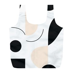 A Minimalist Pattern With Simple Lines And Shapes, Creating A Clean And Modern Aesthetic 05 Full Print Recycle Bag (L) from ArtsNow.com Front