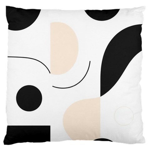 A Minimalist Pattern With Simple Lines And Shapes, Creating A Clean And Modern Aesthetic 05 Large Premium Plush Fleece Cushion Case (One Side) from ArtsNow.com Front