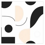 A Minimalist Pattern With Simple Lines And Shapes, Creating A Clean And Modern Aesthetic 05 Square Satin Scarf (36  x 36 )