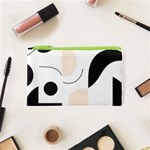 A Minimalist Pattern With Simple Lines And Shapes, Creating A Clean And Modern Aesthetic 05 Cosmetic Bag (XS)