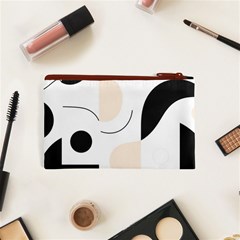 A Minimalist Pattern With Simple Lines And Shapes, Creating A Clean And Modern Aesthetic 05 Cosmetic Bag (XS) from ArtsNow.com Back