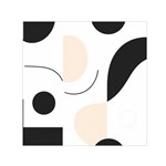 A Minimalist Pattern With Simple Lines And Shapes, Creating A Clean And Modern Aesthetic 05 Square Satin Scarf (30  x 30 )