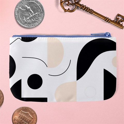 A Minimalist Pattern With Simple Lines And Shapes, Creating A Clean And Modern Aesthetic 05 Large Coin Purse from ArtsNow.com Back