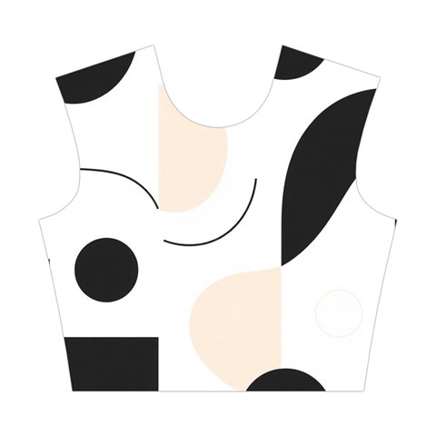 A Minimalist Pattern With Simple Lines And Shapes, Creating A Clean And Modern Aesthetic 05 Cotton Crop Top from ArtsNow.com Front