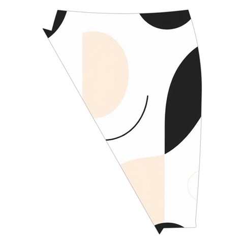 A Minimalist Pattern With Simple Lines And Shapes, Creating A Clean And Modern Aesthetic 05 Midi Wrap Pencil Skirt from ArtsNow.com Front Left