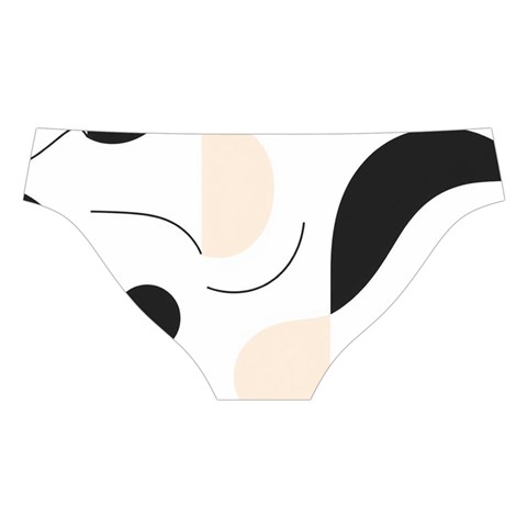 A Minimalist Pattern With Simple Lines And Shapes, Creating A Clean And Modern Aesthetic 05 Cross Back Hipster Bikini Set from ArtsNow.com Back Under